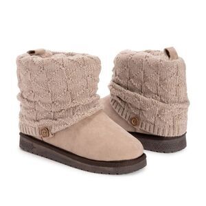 Muk Luk Pattie Cable Cuff Boots